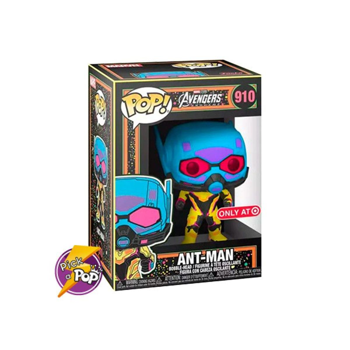 FUNKO - ANT MAN BLACK LIGHT 910 MARVEL EXCLUSIVO
