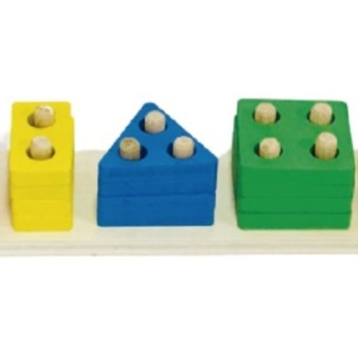 GENERICO - Juguete de Clasificación y Apilamiento de Madera