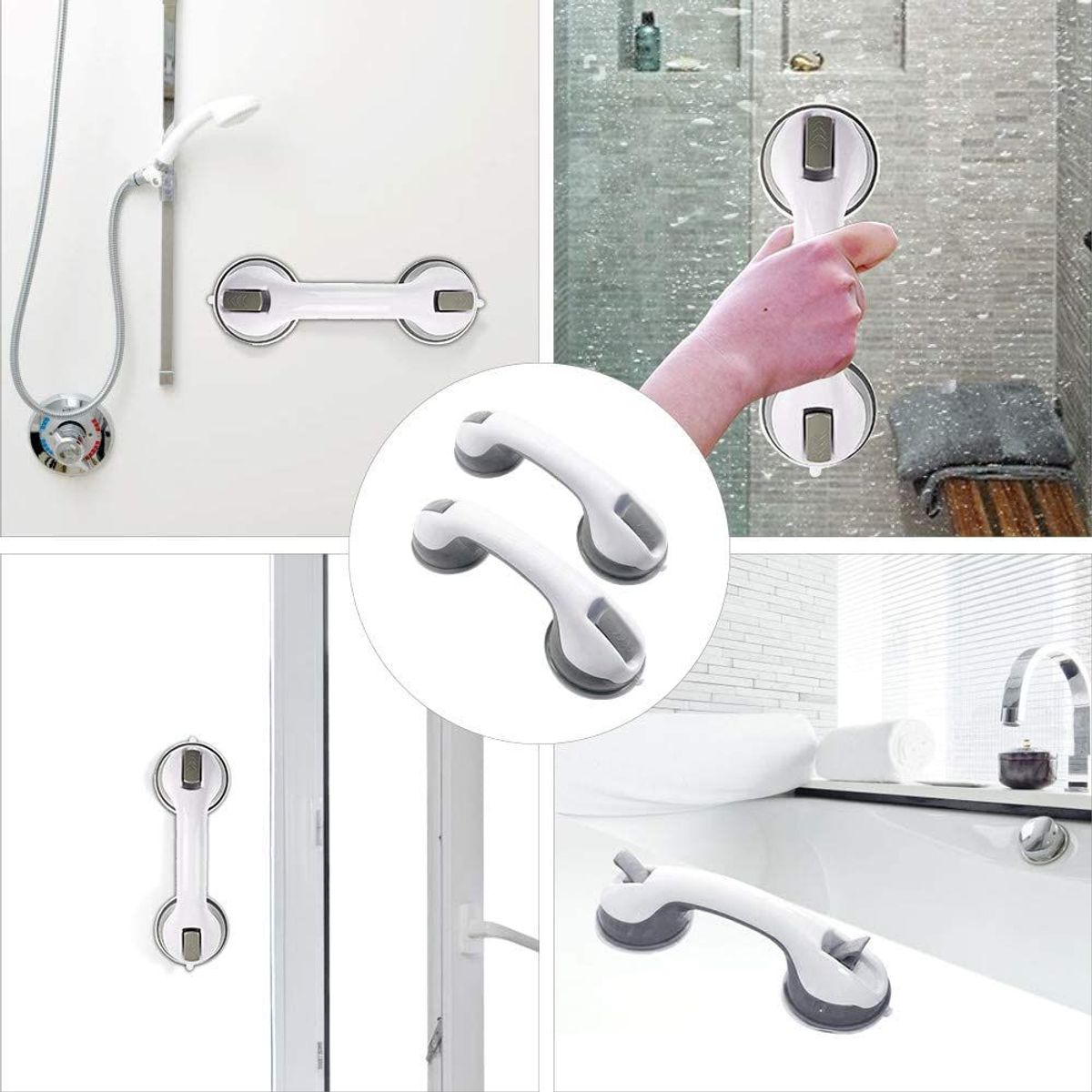 GENERICO - BARRA ANTIDESLIZANTE DEL GANCHO AGARRADOR CON VENTOSA