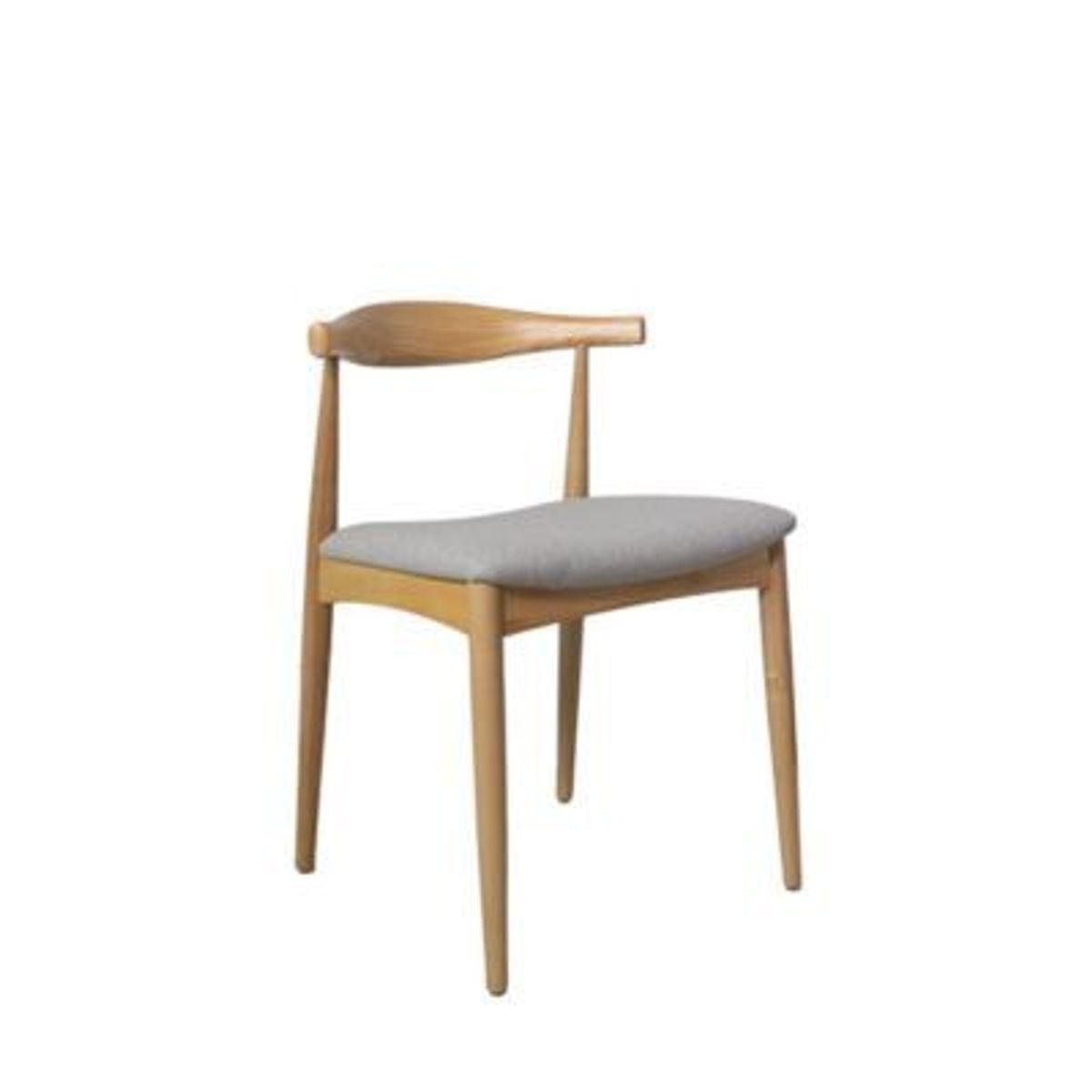 NIHM - Set x2 Silla de Madera para Comedor Moustache New Marrón Claro