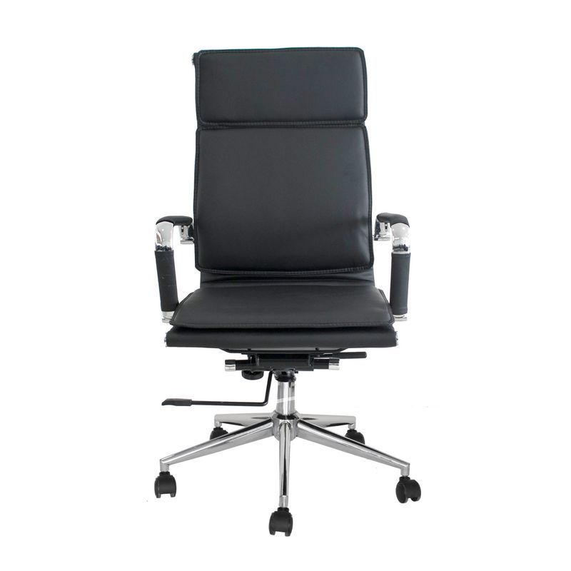 OFIDEAS - SILLA DE OFICINA GIRATORIO PRESIDENTE COLOR NEGRO OFIDEAS