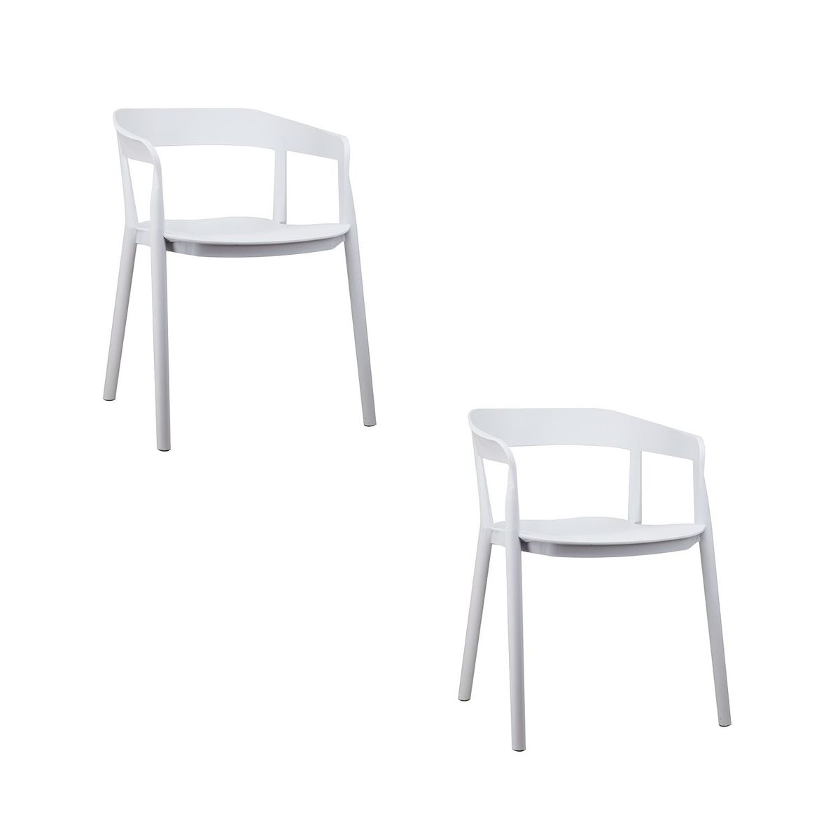 NIHM - Set x2 Silla de Comedor Tayrona Blanco