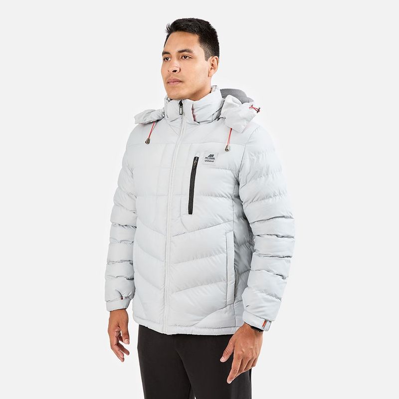 NEW ATHLETIC - CASACA NEW ATHLETIC SPIDEKNIT53 GRIS CLARO HOMBRE