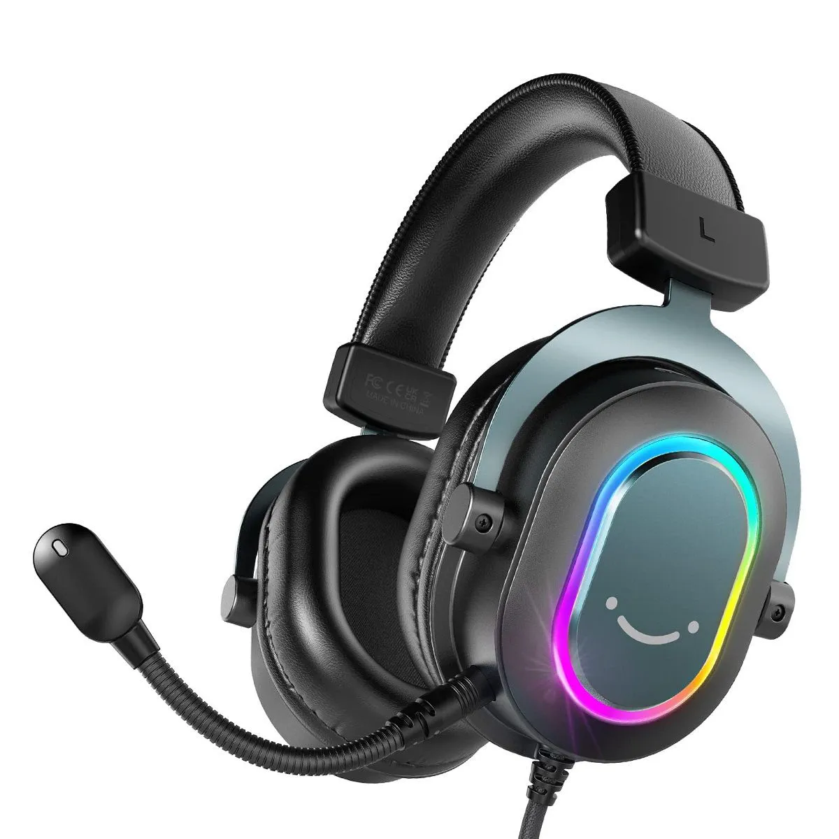 FIFINE - Fifine - Audífono Ampligame H6 RGB Sonido 7.1 - Negro