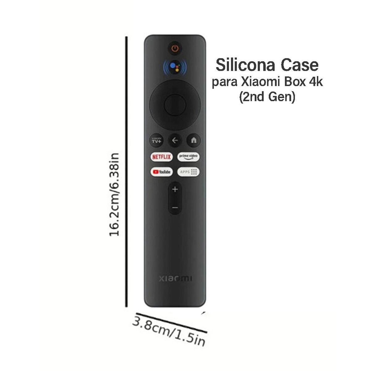 CASE - Funda protector para Xiaomi Mi TV Box S 4k de 2da Generación - Blanco