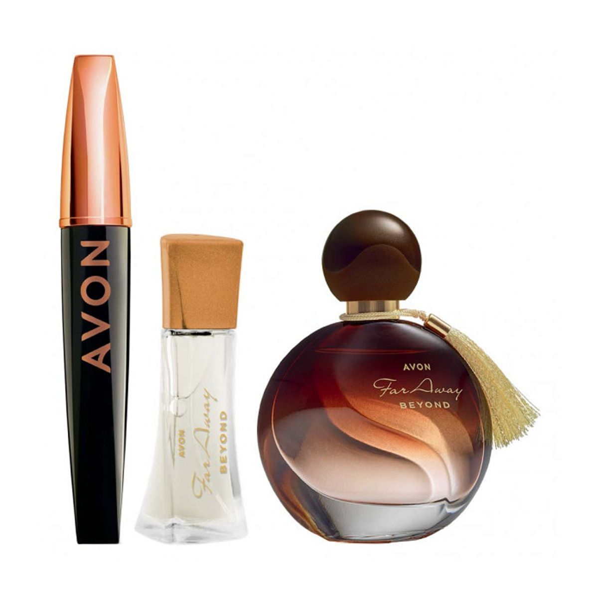 AVON - Far Away Beyond Perfume de Mujer con Mini Y Rimel