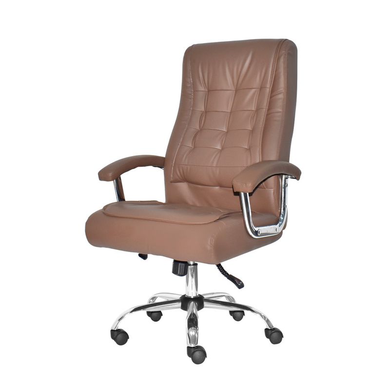 OFIDEAS - Silla Ergonómica Giratoria Presidente Shiny Sg Color Café Ofideas