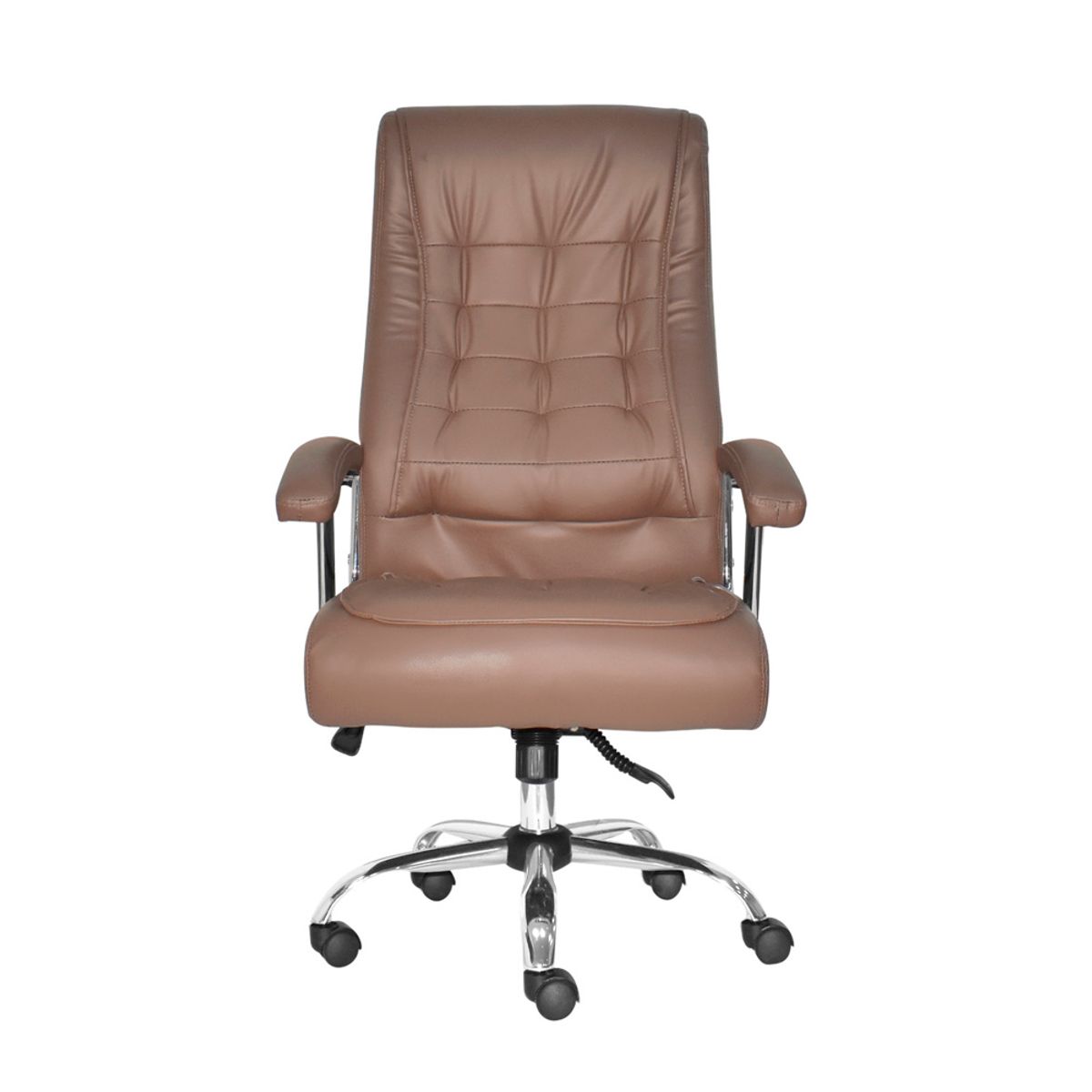 OFIDEAS - Silla Ergonómica Giratoria Presidente Shiny Sg Color Café Ofideas