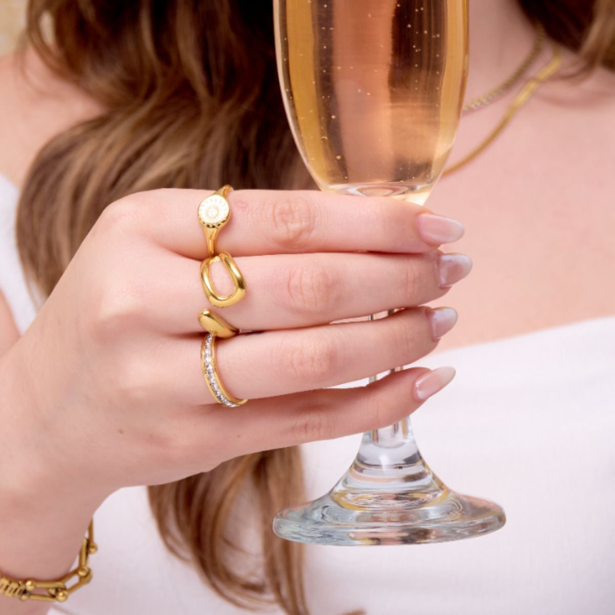 GENERICO - Anillo Roxana Chunky Waterproof