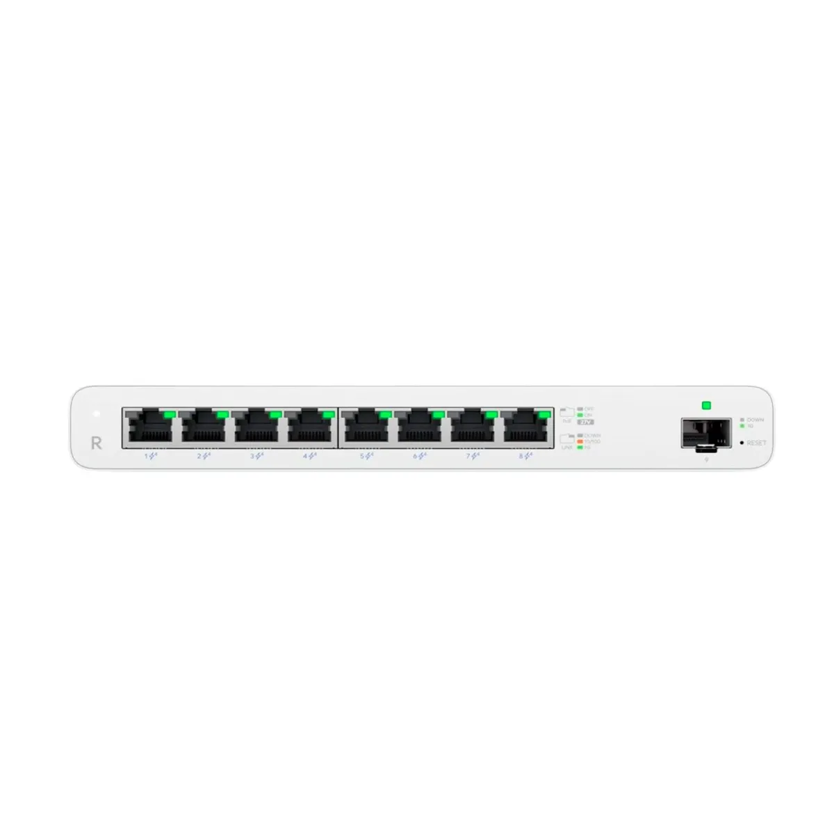 UBIQUITI - ROUTER UBIQUITI UISP UISP-R 8 PUERTOS 1GBE  CABLEADO P/N: UISP-R