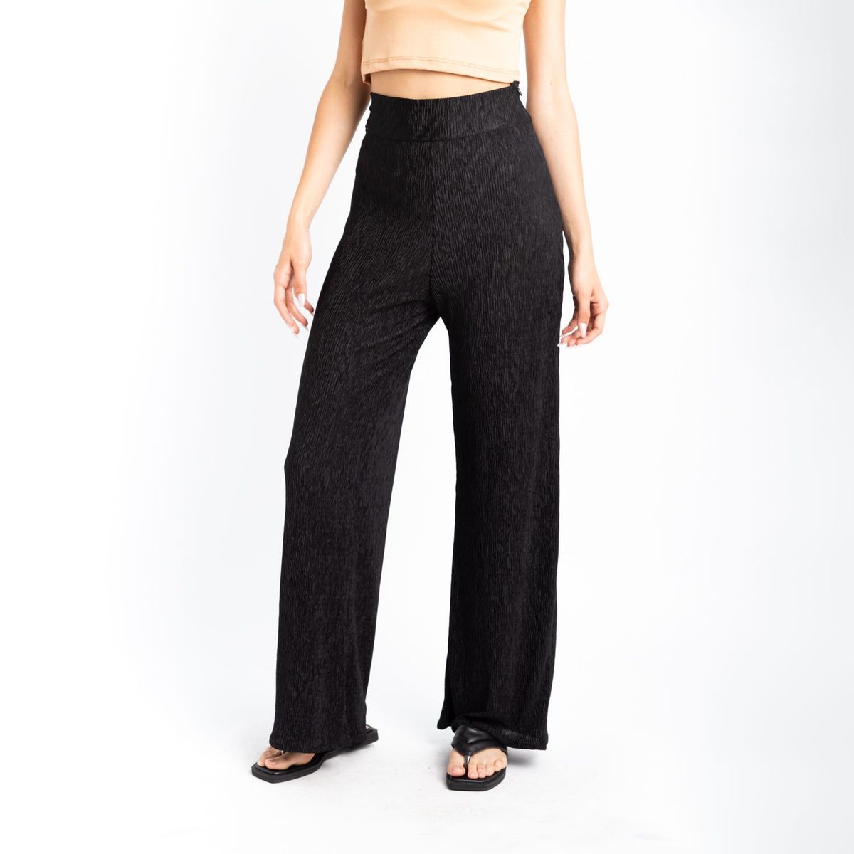 NEBULA - Pantalon Pamely - Nébula - Negro