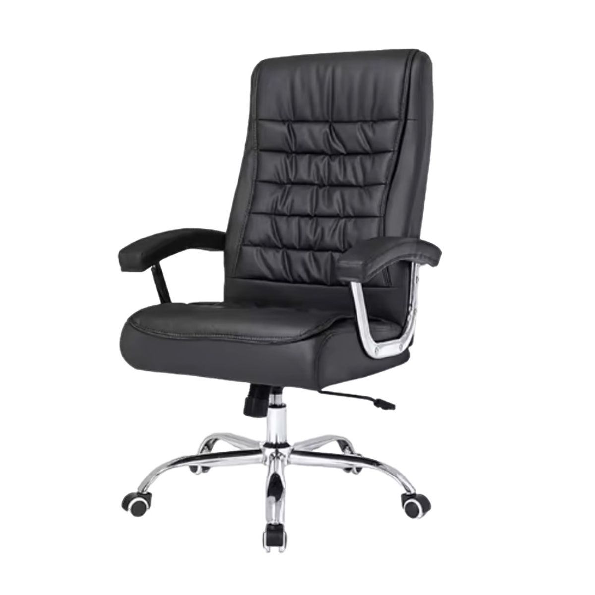 OFIDEAS - Silla de Oficina Giratoria Presidente Shiny Color Negro Ofideas