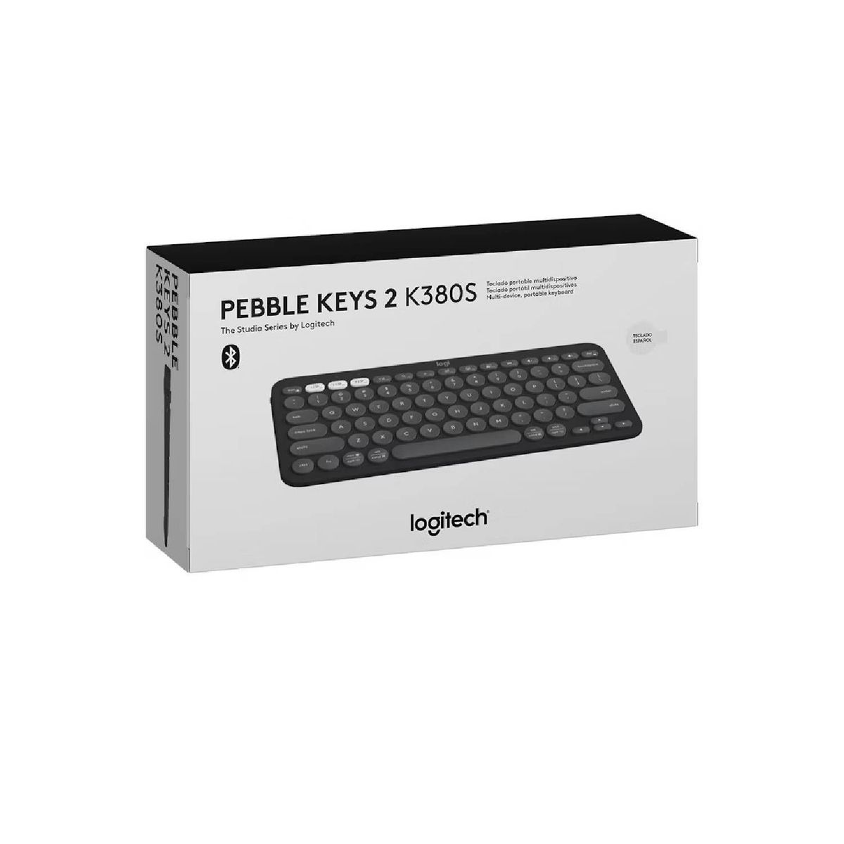 LOGITECH - Teclado Logitech Pebble 2 K380s Bluetooth/Wireless Sp Negro