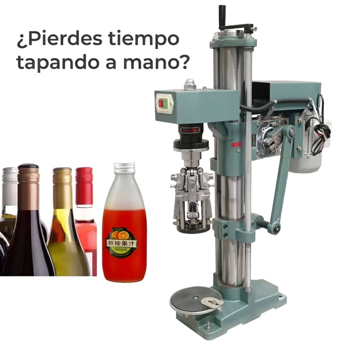 GENERICO - TAPADORA DE BOTELLAS SEMIAUTOMATICA PILFER