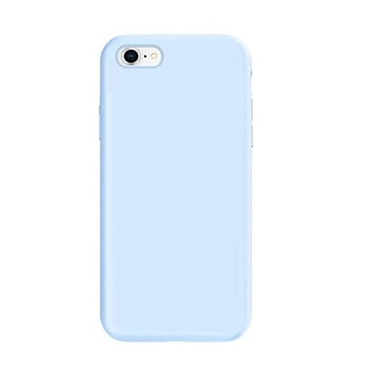 GENERICO - Case Funda de Silicona Para iPhone 6 - 6s con logo Celeste