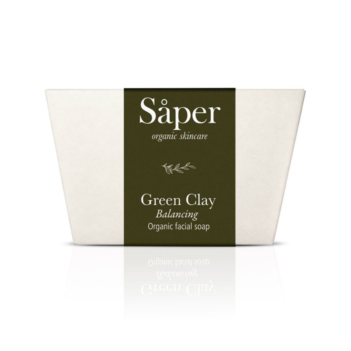 SAPER - Jabón Limpiador Facial de Arcilla Verde