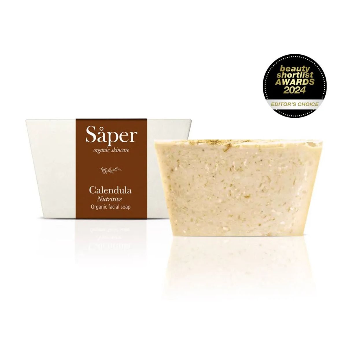 SAPER - Jabón Limpiador Facial Nutritivo de Caléndula