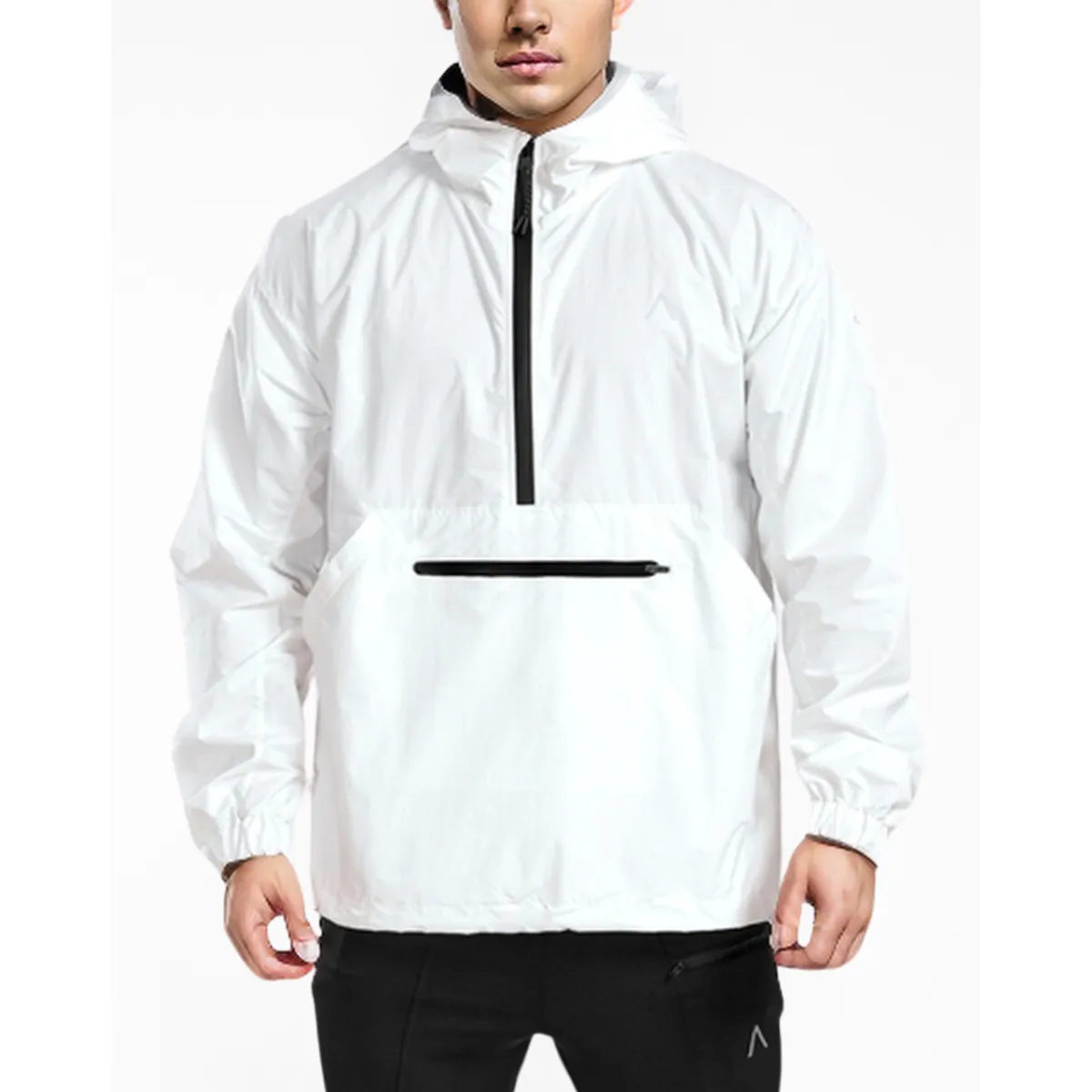 ALPHA FIT - Casaca cortaviento hombre impermeable - Casaca hombre deportiva