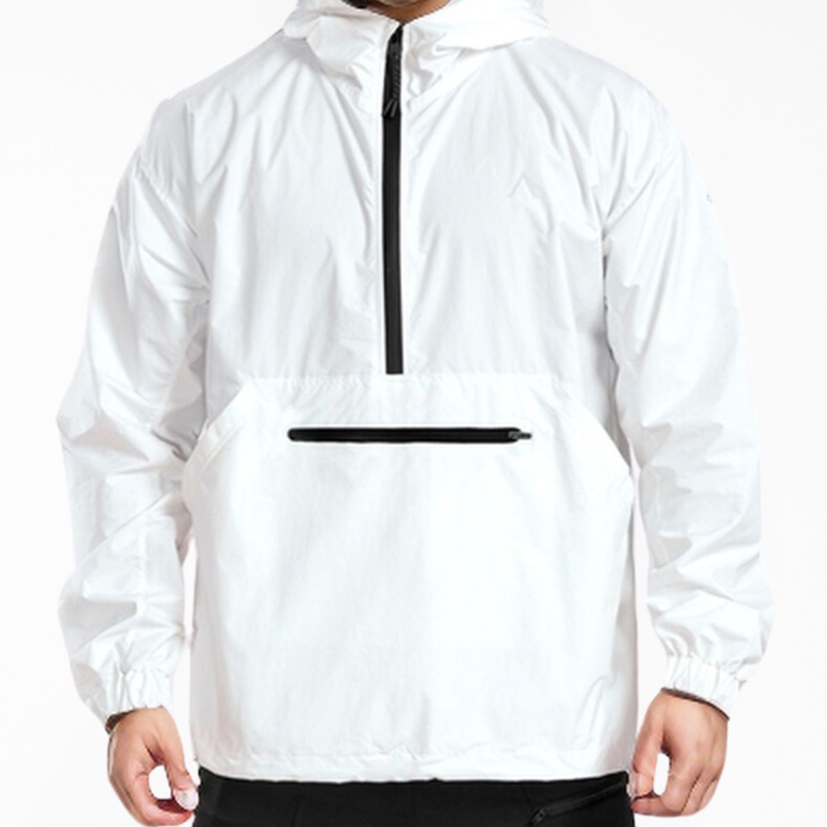 ALPHA FIT - Casaca cortaviento hombre impermeable - Casaca hombre deportiva