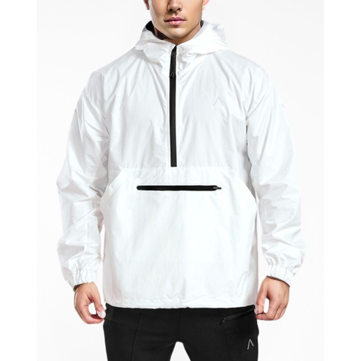 ALPHA FIT - Casaca cortaviento hombre impermeable - Casaca hombre deportiva