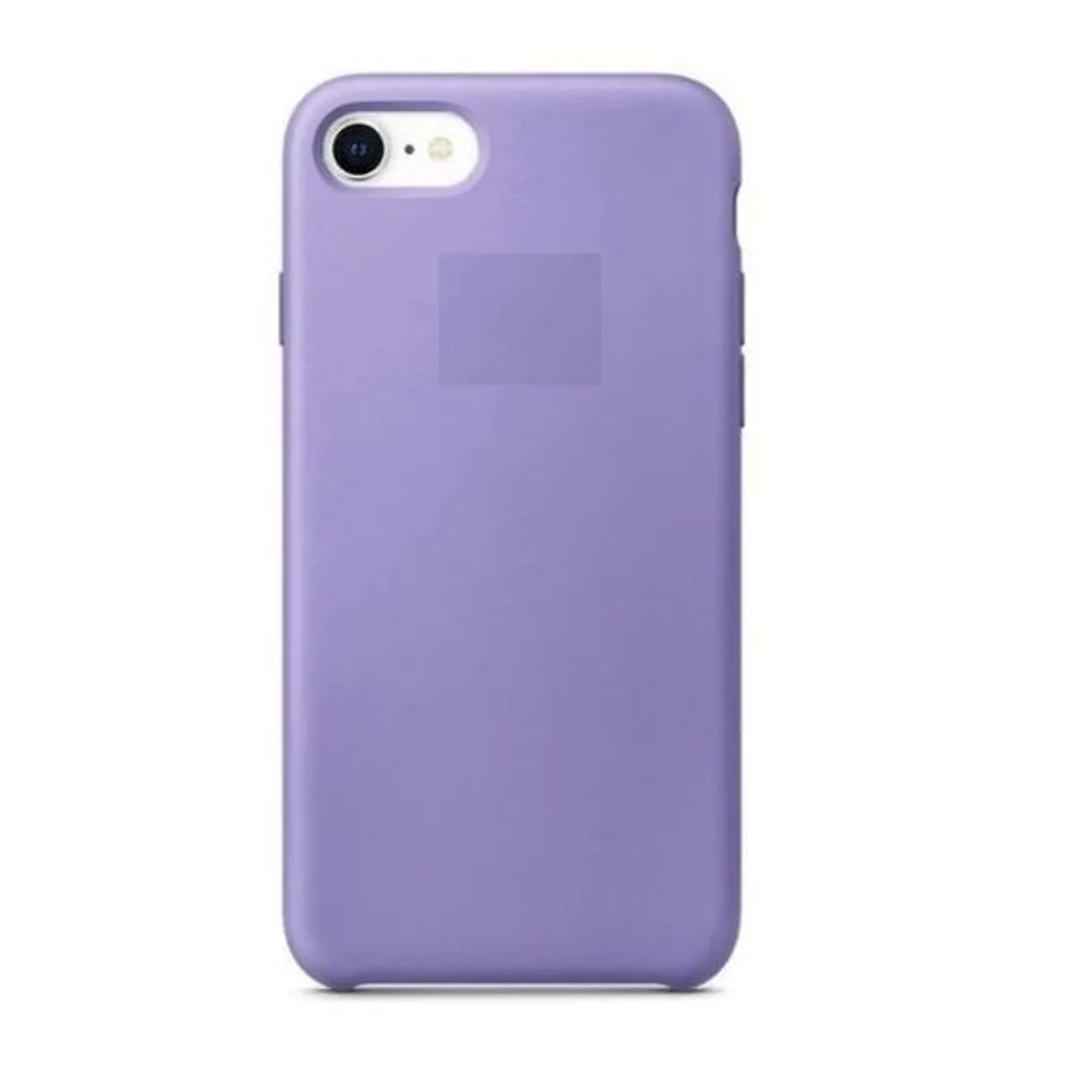 GENERICO - Case Funda de Silicona Para iPhone 6 - 6s con logo Lila