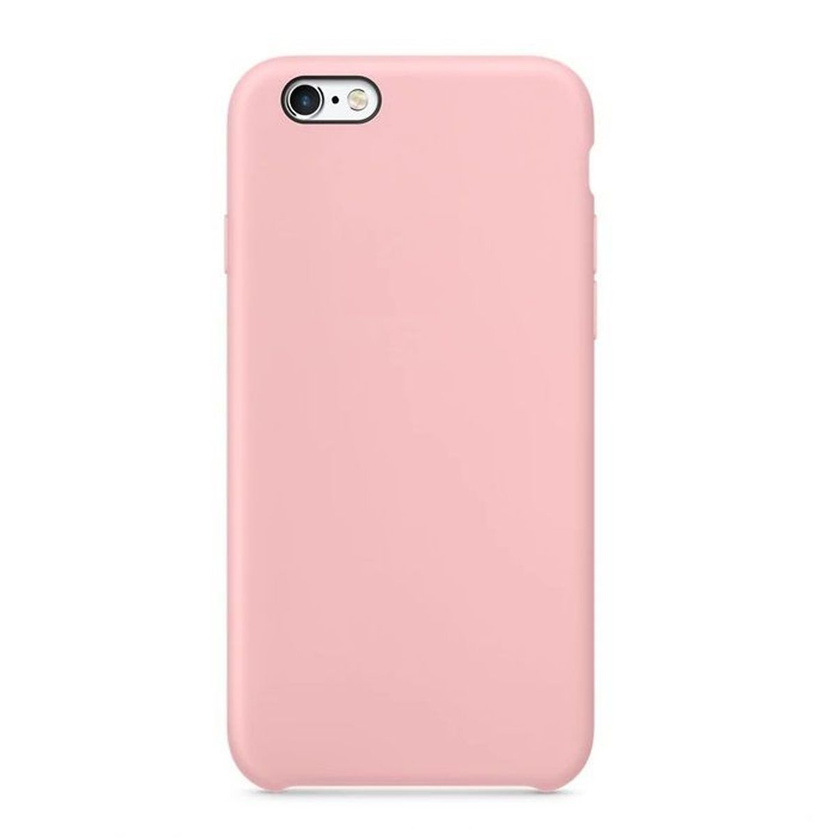 GENERICO - Case Funda de Silicona Para iPhone 6 - 6s con logo Rosa