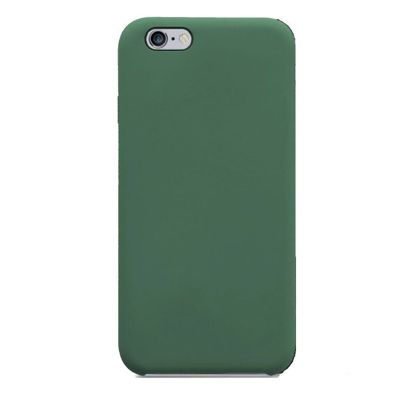 GENERICO - Case Funda de Silicona Para iPhone 6 - 6s con logo Verde