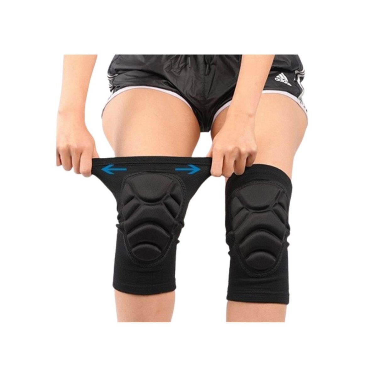 GENERICO - Rodillera Protectora Deportiva Alcohada Color Negro Talla M