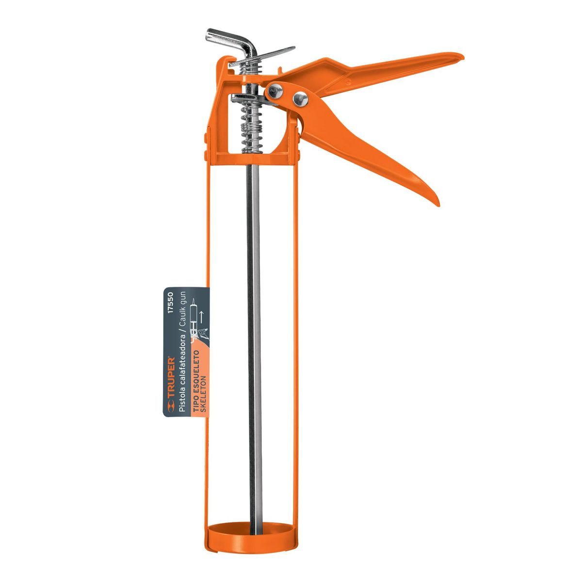 TRUPER - Pistola Tipo Esqueleto Aplicador Silicona 17550 Truper