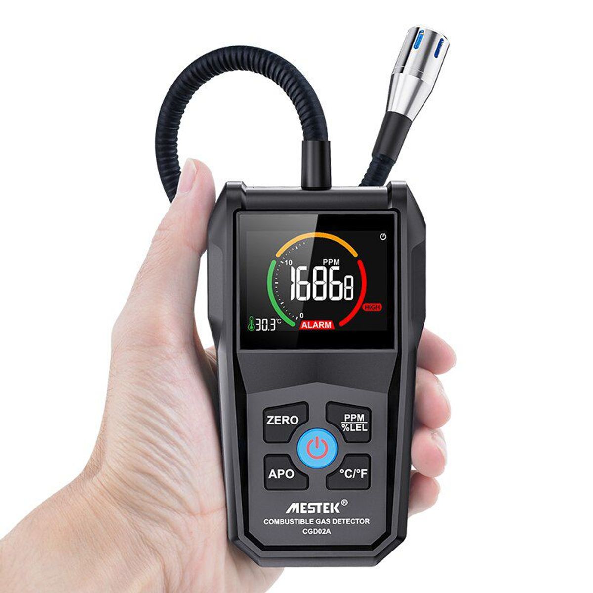 GENERICO - MESTEK CGD02A DETECTOR FUGA DE GAS COMBUSTIBLE DIGITAL