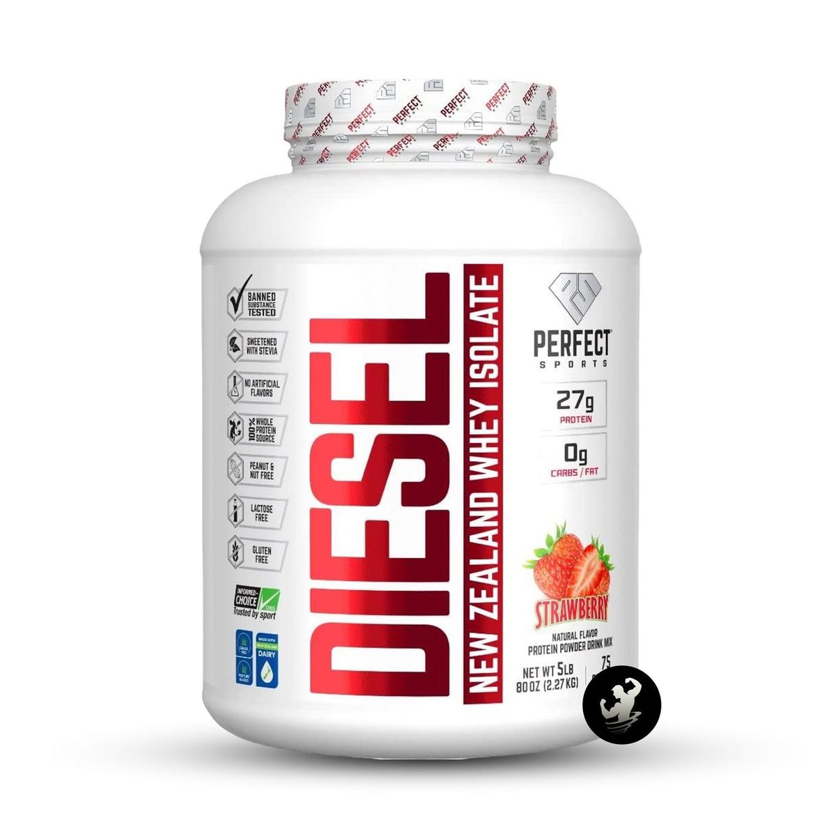 GENERICO - Proteína DIESEL ISOLATE 5LB - Strawberry