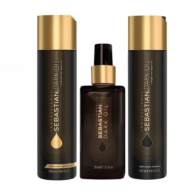SEBASTIAN - SEBASTIAN - Dark Oil Shampoo 250ml + Acondicionador 250ml + Oil 95ml