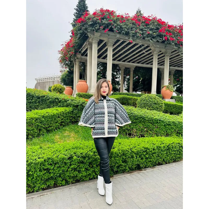 GENERICO - Ruana murciélago de Alpaca