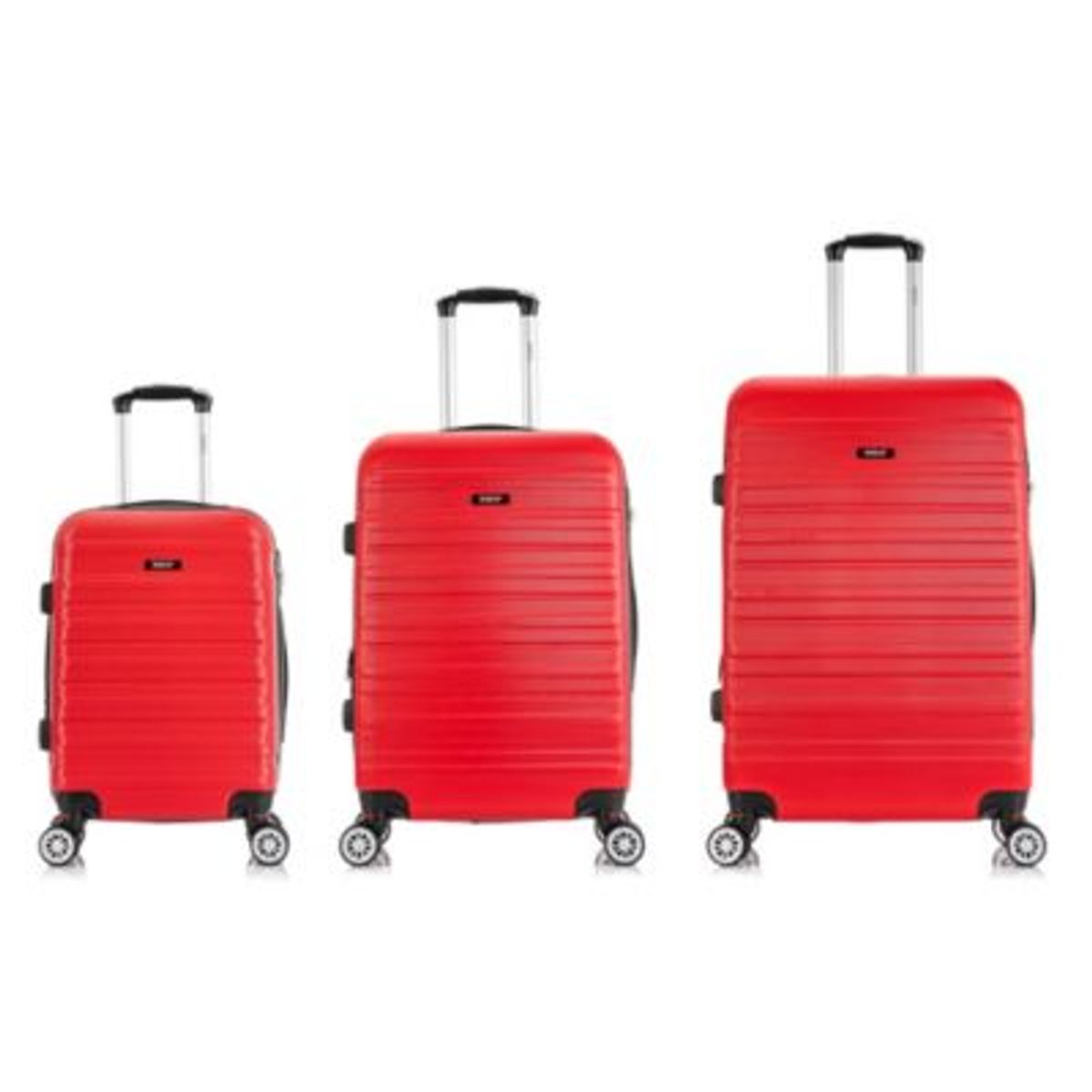 DUKAP - Maletas de Viaje Set de 3 Liverpool Rojo LIJR