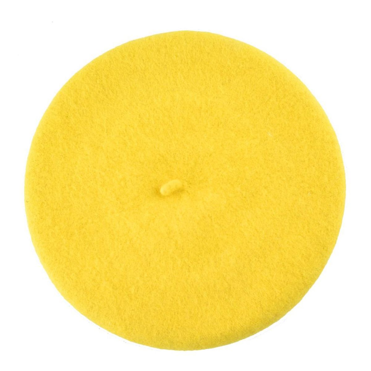 KAST PE - Boina Francesa de Lana estilo frances para Mujer - Amarillo