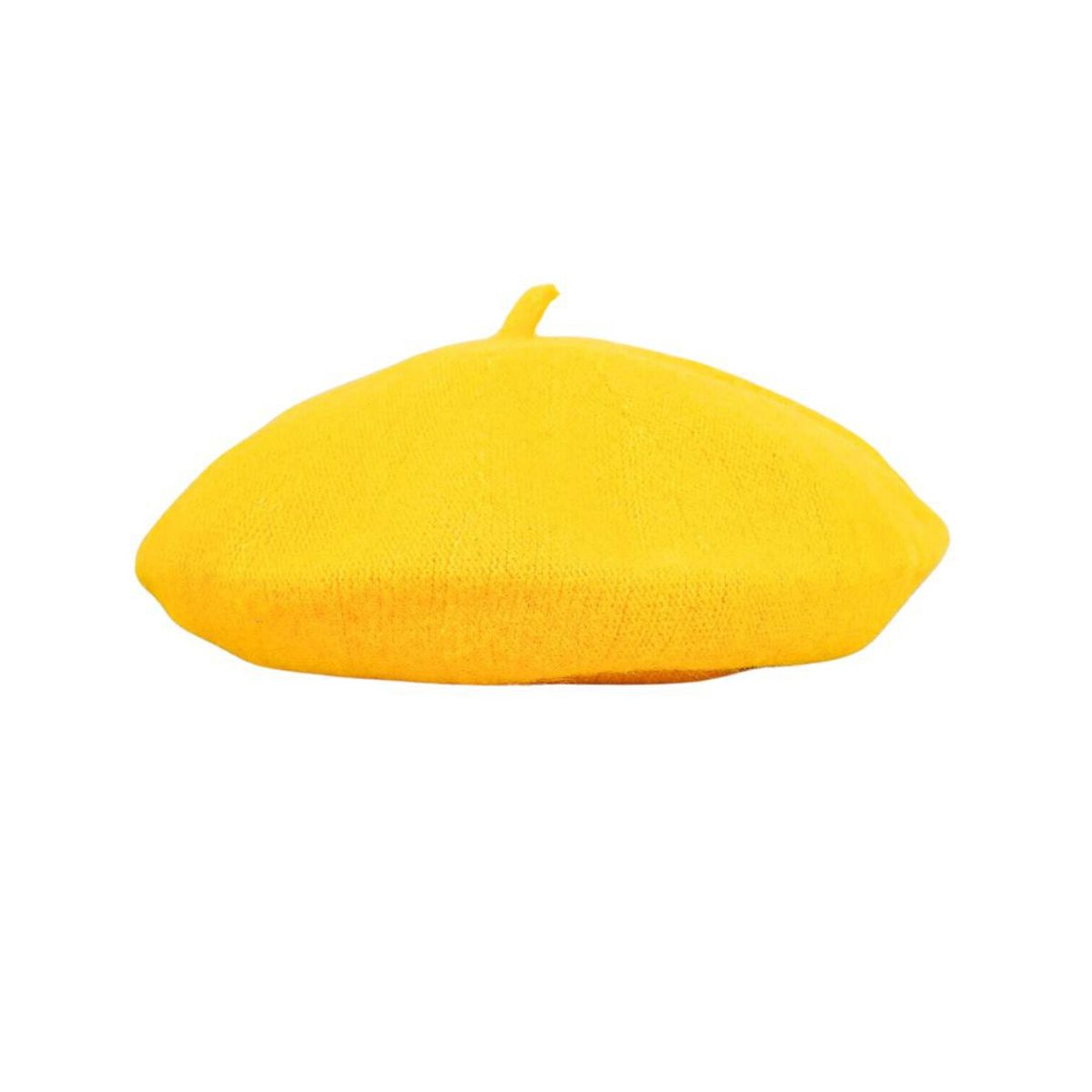 KAST PE - Boina Francesa de Lana estilo frances para Mujer - Amarillo
