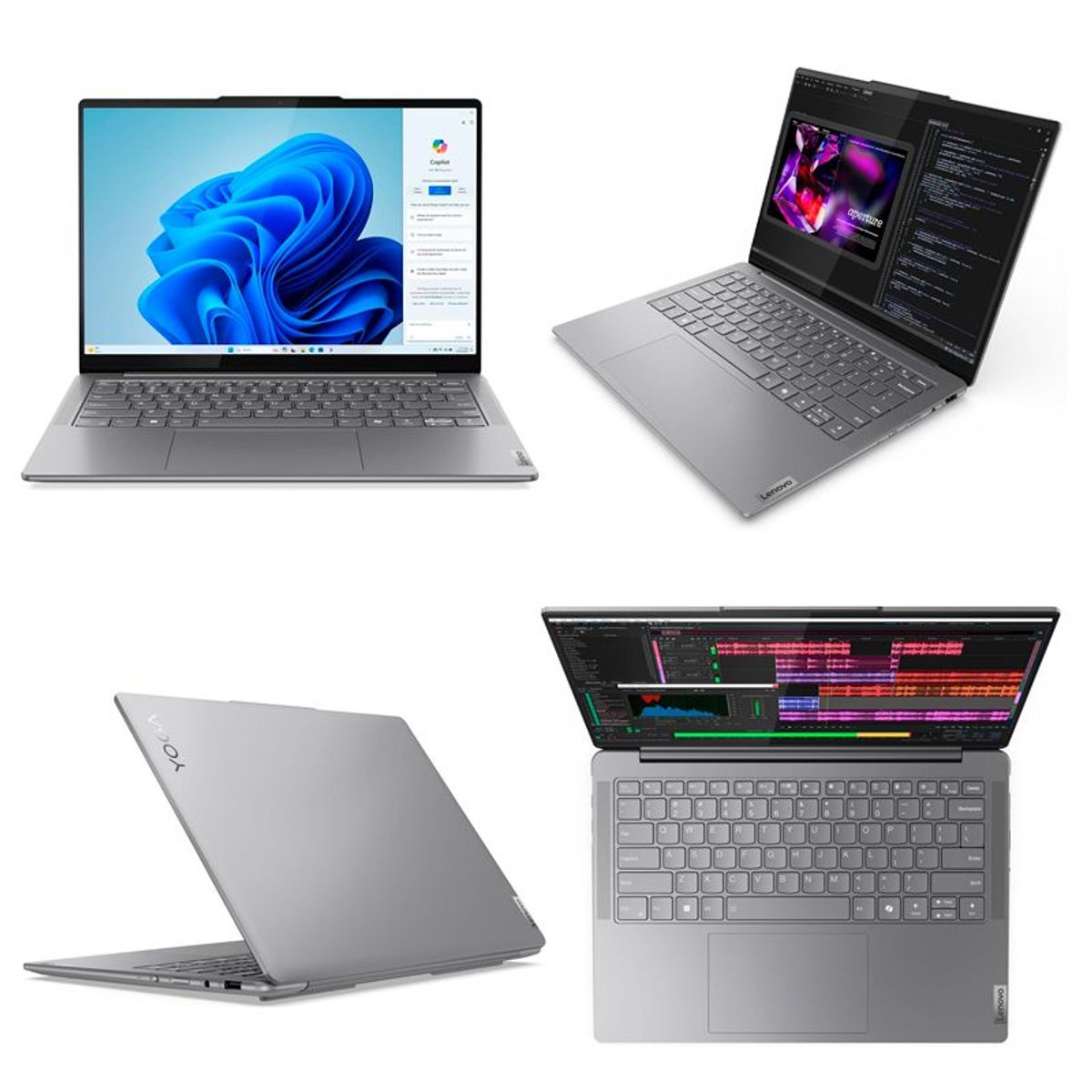 LENOVO - Notebook Lenovo Yoga Slim 7, 14" WUXGA OLED Core Ultra 5 125H 1.2/4.5GHz 16GB LPDDR5x-7467