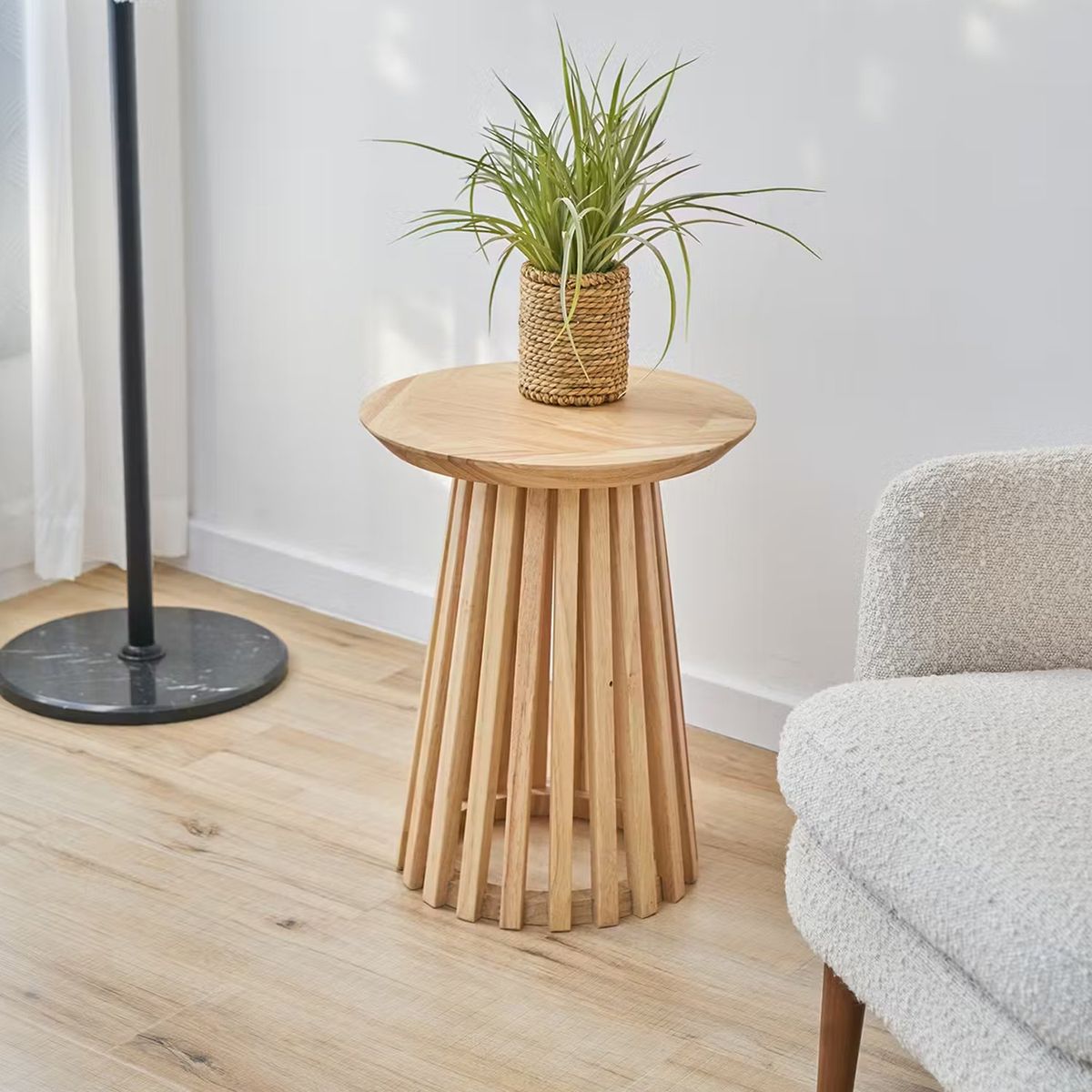 VENTITAS HOME - Mesa Auxiliar de Madera Aura Ventitas Home