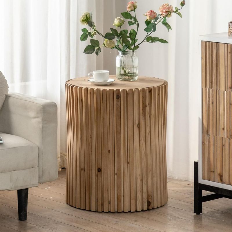 VENTITAS HOME - Mesa Auxiliar de Madera Monét Ventitas Home