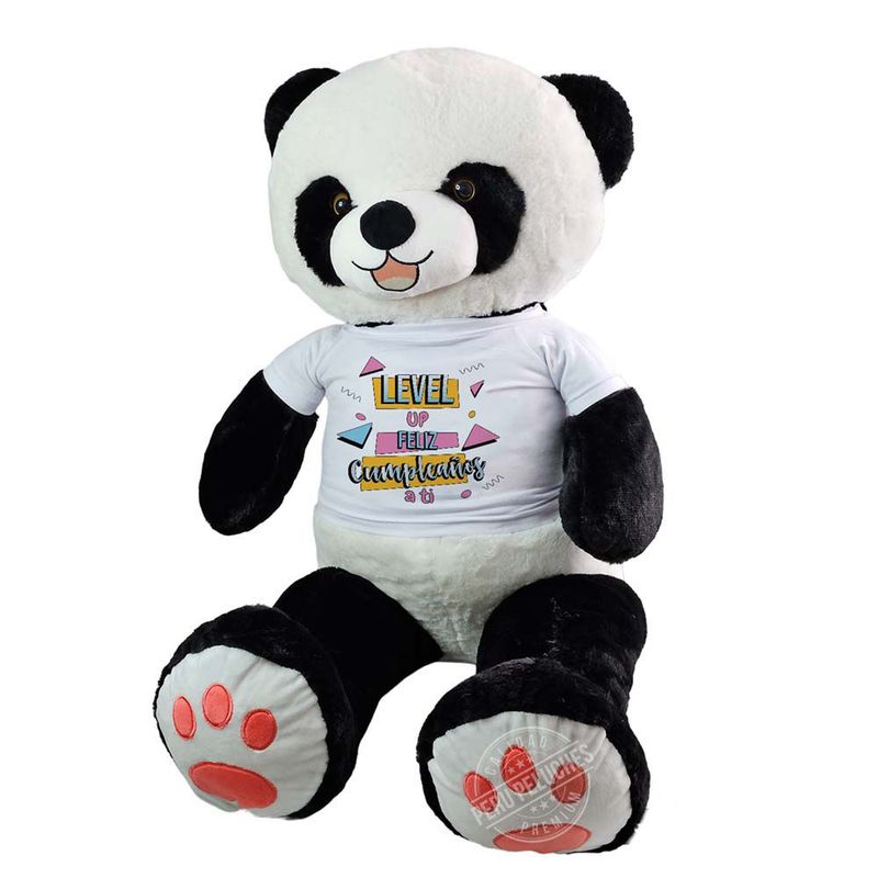 GENERICO - PERU PELUCHES - OSO CUMPLEAÑOS LEVEL UP FELIZ