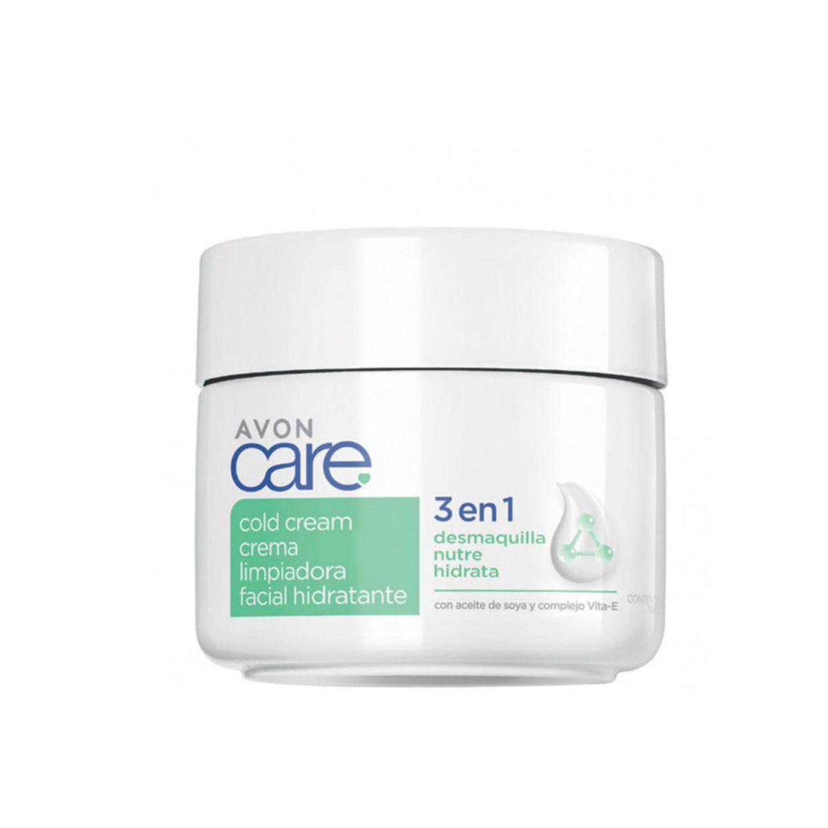 AVON - Crema Limpiadora Facial Hidratante 3 En 1 Avon Care 100G