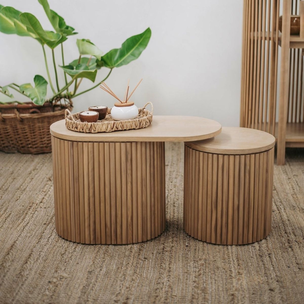 VENTITAS HOME - Mesa de Centro de Madera Adele Ventitas Home