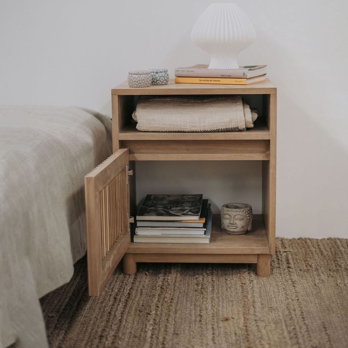 VENTITAS HOME - Mesa de Noche de Madera Pandora Ventitas Home