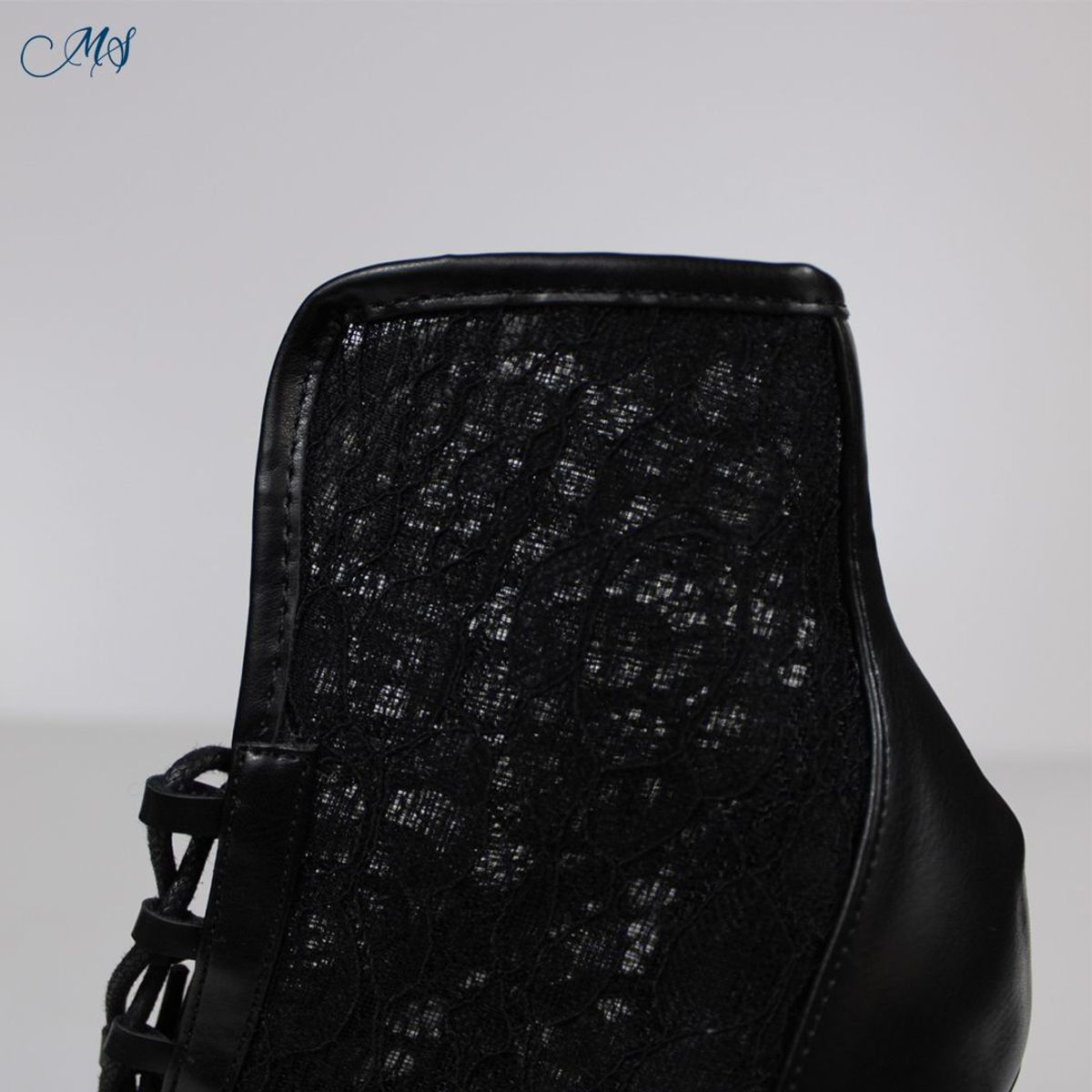 MARGLO SHOES - Botín Tipo Sandalia Mujer Negro M57