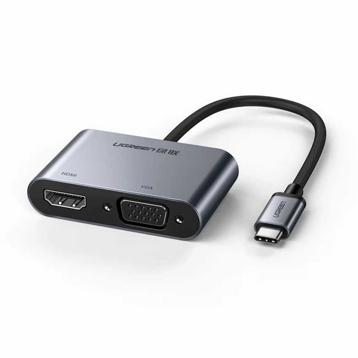 UGREEN - ADAPTADOR VGA + HDMI A USB TIPO C UGREEN 50505