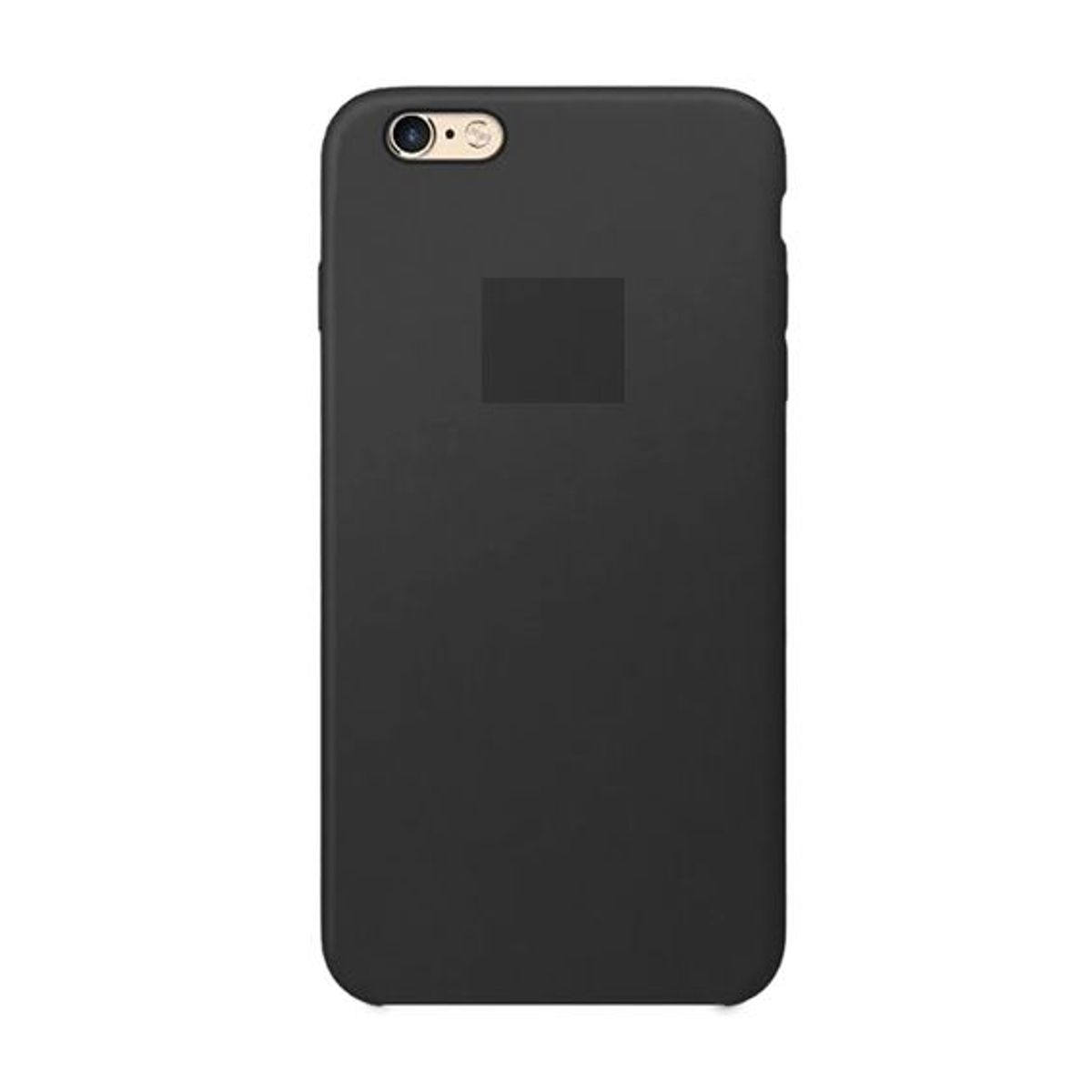 GENERICO - Case Funda de Silicona Para iPhone 6 Plus con logo Negro