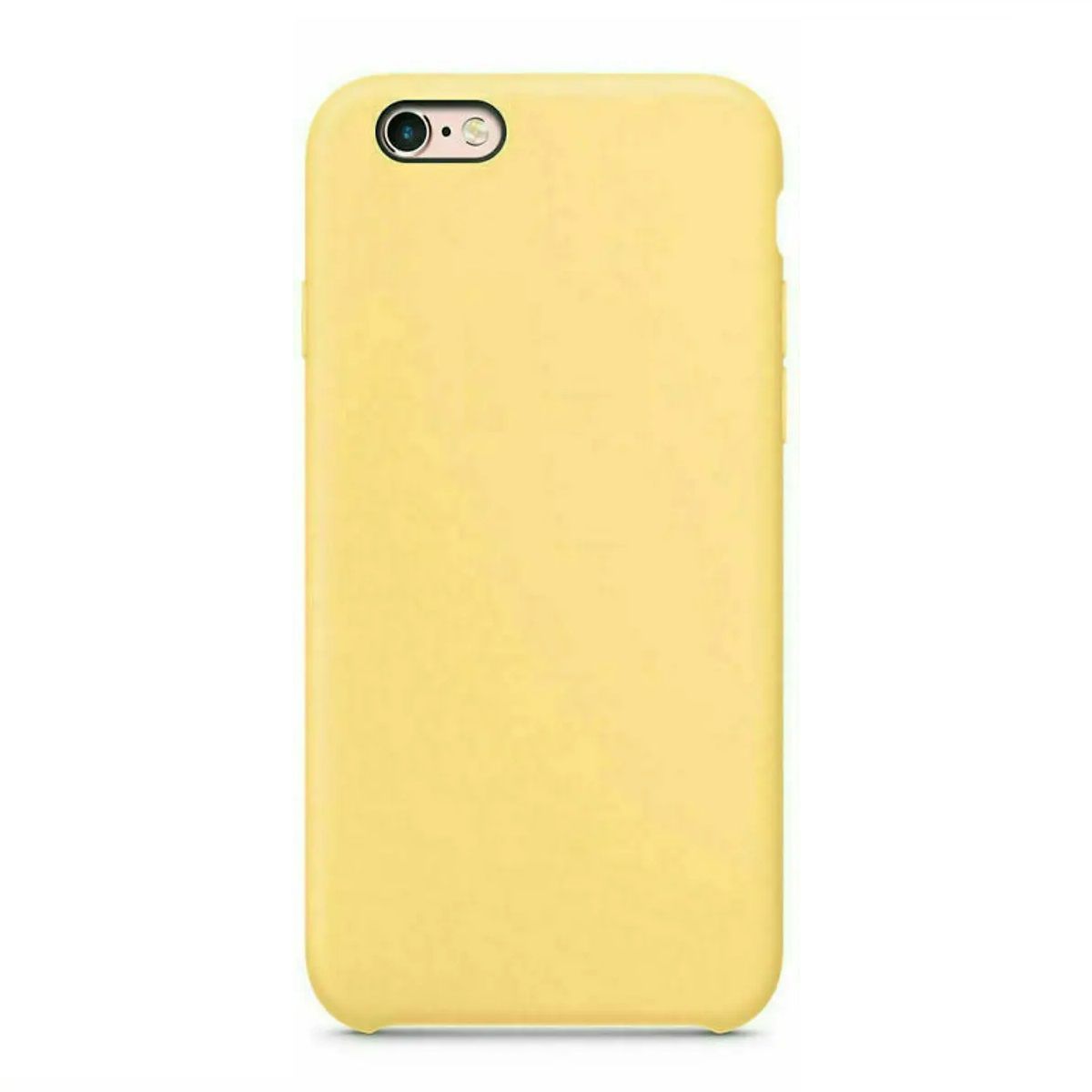 GENERICO - Case Funda de Silicona Para iPhone 7 - 8 con logo Amarillo