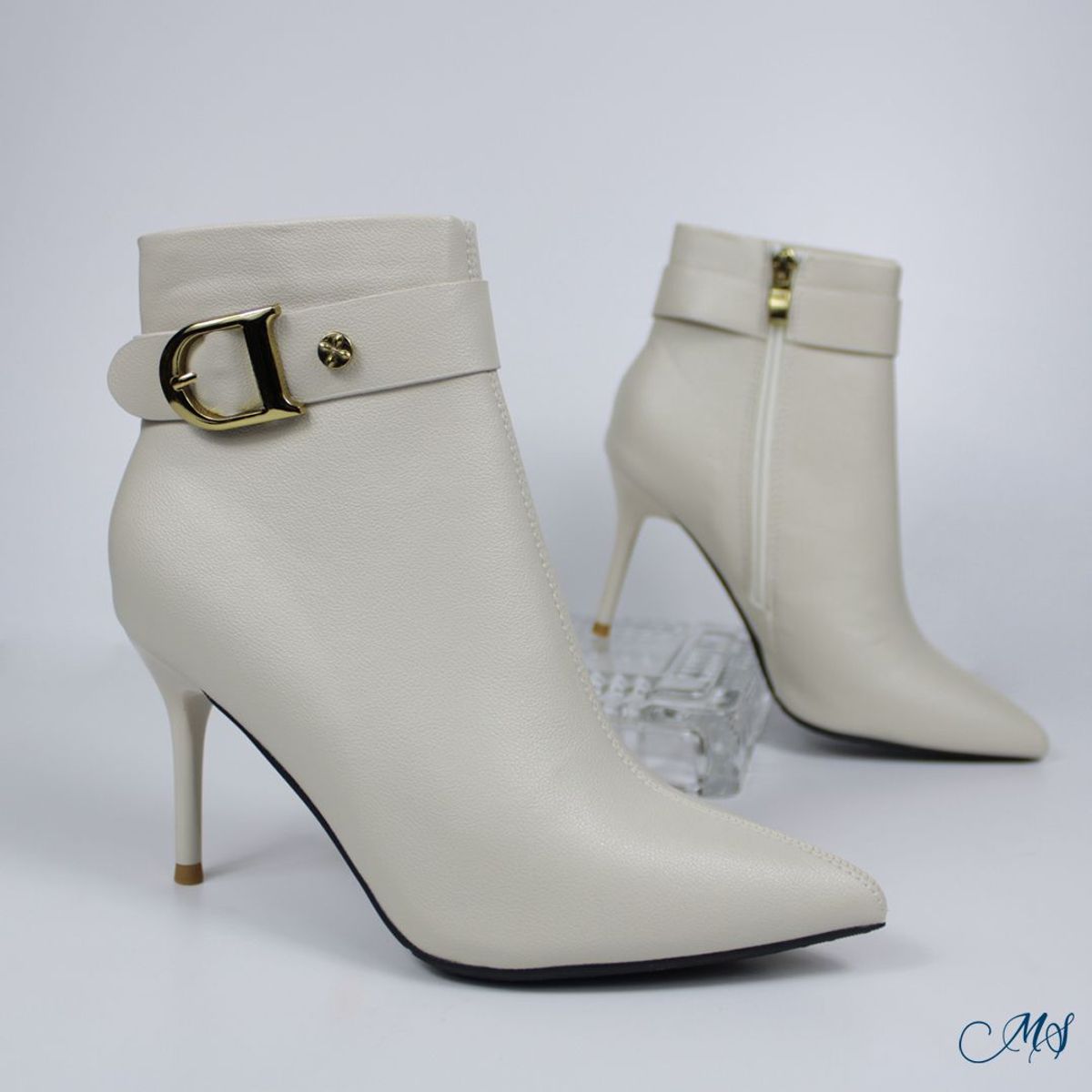 MARGLO SHOES - Botín Mujer Crema M59