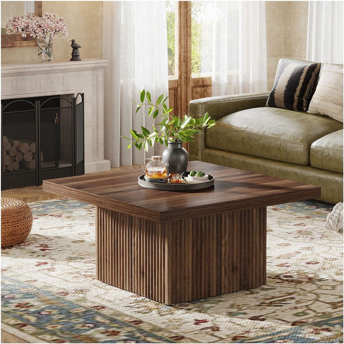 VENTITAS HOME - Mesa de Centro de Madera Pearl Ventitas Home