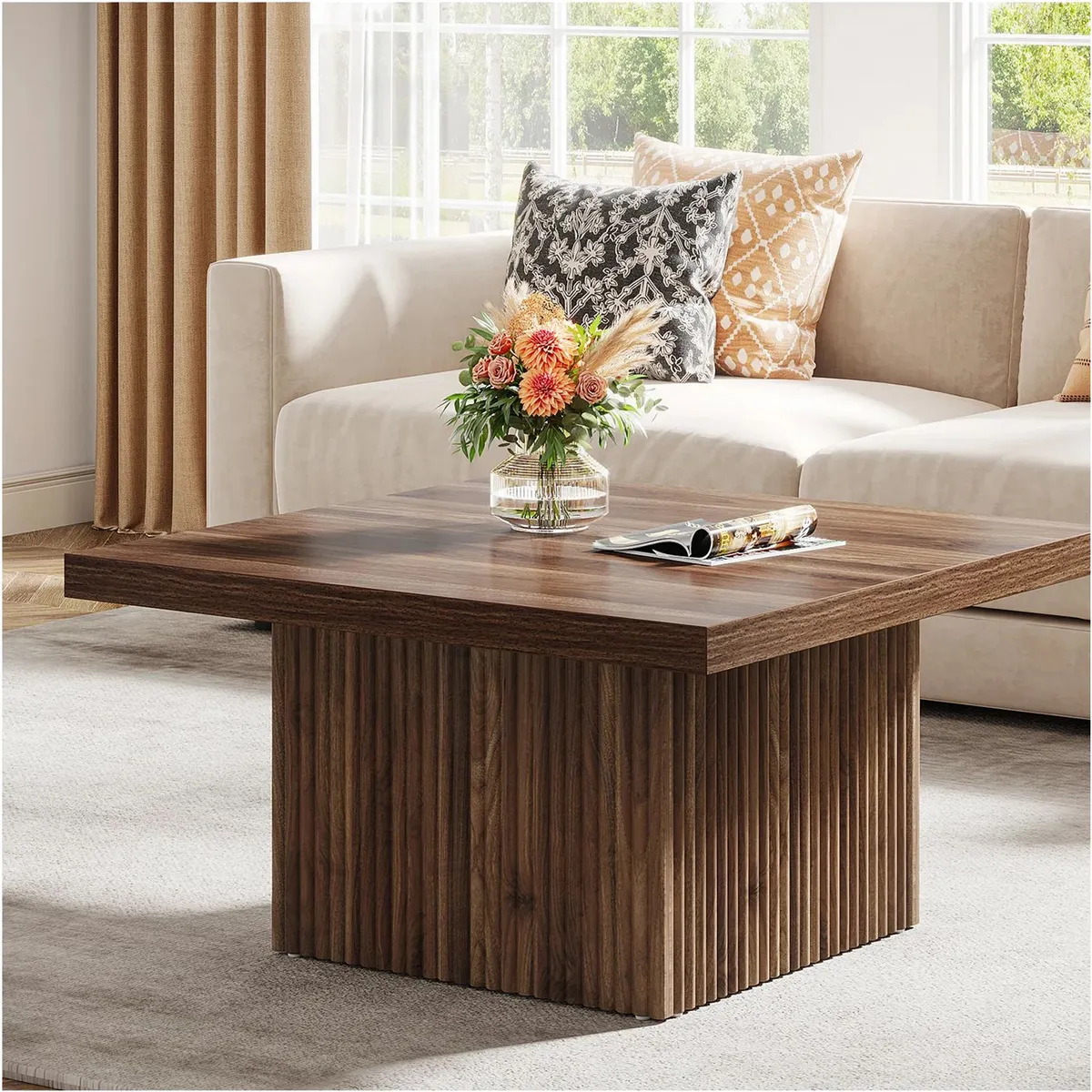 VENTITAS HOME - Mesa de Centro de Madera Pearl Ventitas Home